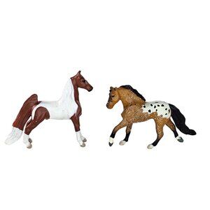 Vintage 1996 Winner’s Choice Creata Micro Horses Set of 2 Appaloosa Pinto